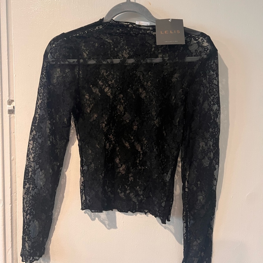 Black lace Long Sleeve